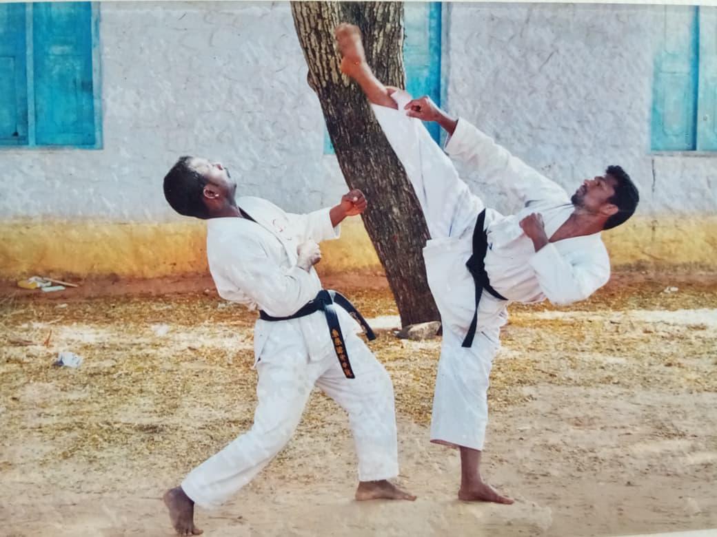 Advanced Karate Training at JSJ Karate Academy Nagercoil